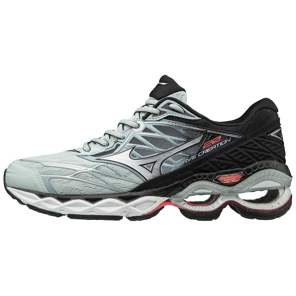 Tenis Para Correr Mizuno Wave Creation 20 Para Mujer Azules/Negros/Plateados 7583649-TR